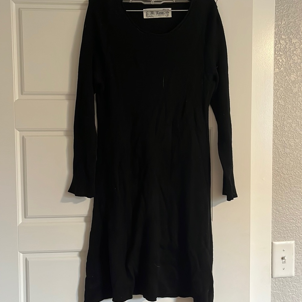 Black long sleeve dress